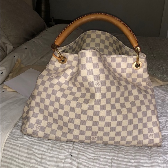LV Artsy Damier Azur MM (DISCONTINUED) - Picture 15 of 15